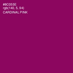 #8C055E - Cardinal Pink Color Image